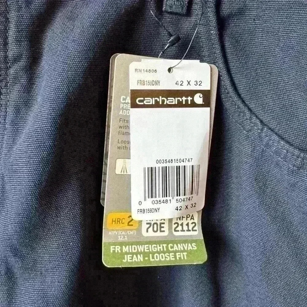 CARHARTT men’s fire retardant, flame resistant work pants size 42x34 - Picture 8 of 11